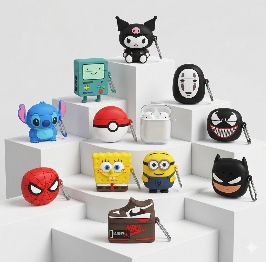 Forro Airpods Pro 2 Personajes (PACK DE 6)